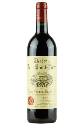 圣·彼得塔堡干红葡萄酒2003 Chateau Tour Saint Pierre 2003